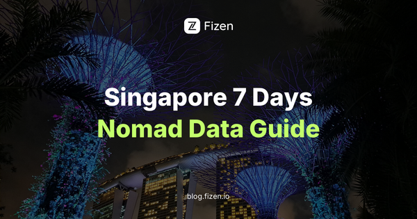 How Much Data for 7 Days in Singapore: A Digital Nomad's Plan