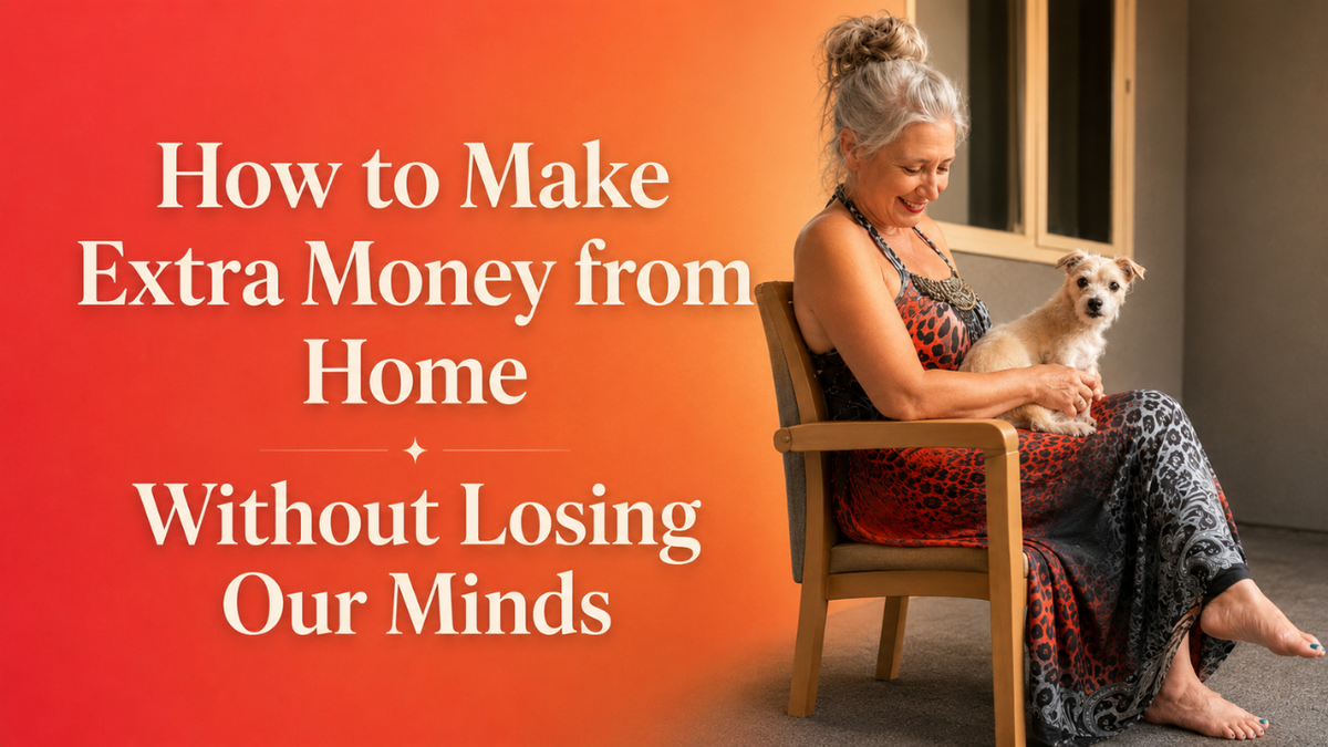 How to Make Extra Money from Home Without Losing Our Minds