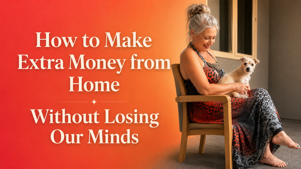 How to Make Extra Money from Home Without Losing Our Minds