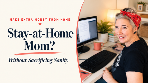 How to Make Extra Money from Home as a Stay-at-Home Mom Without Sacrificing Sanity