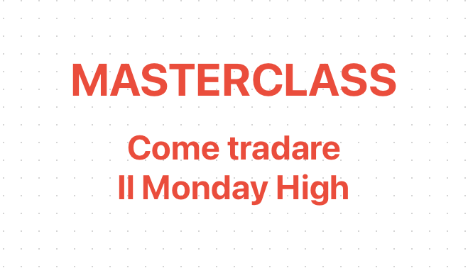 Monday High: Il pattern istituzionale che Bitcoin esegue il 90% dei Lunedì [MASTERCLASS] + [BREAKDOWN: Due trade su Bitcoin]