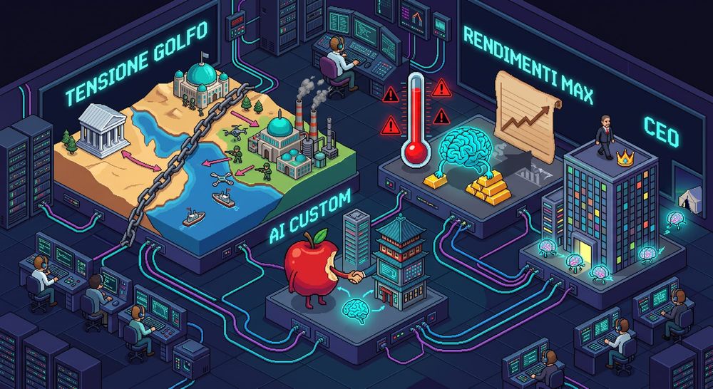 🏦 BLOCCO INFINITO NEL GOLFO MENTRE LA FED SFIDA LE BORSE