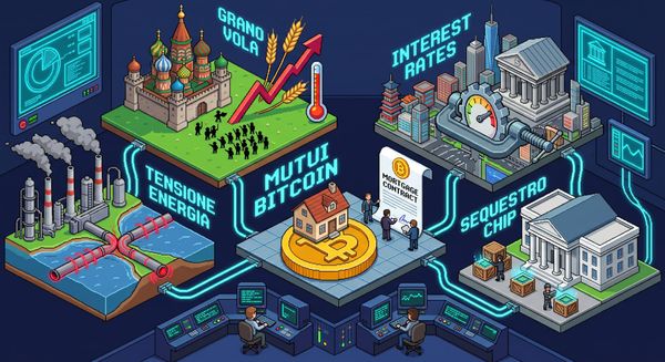 🔥 IL CAOS DI HORMUZ E I RECORD DEL GRANO: STRETTA MONETARIA IN ASIA E MUTUI IN BITCOIN A WALL STREET