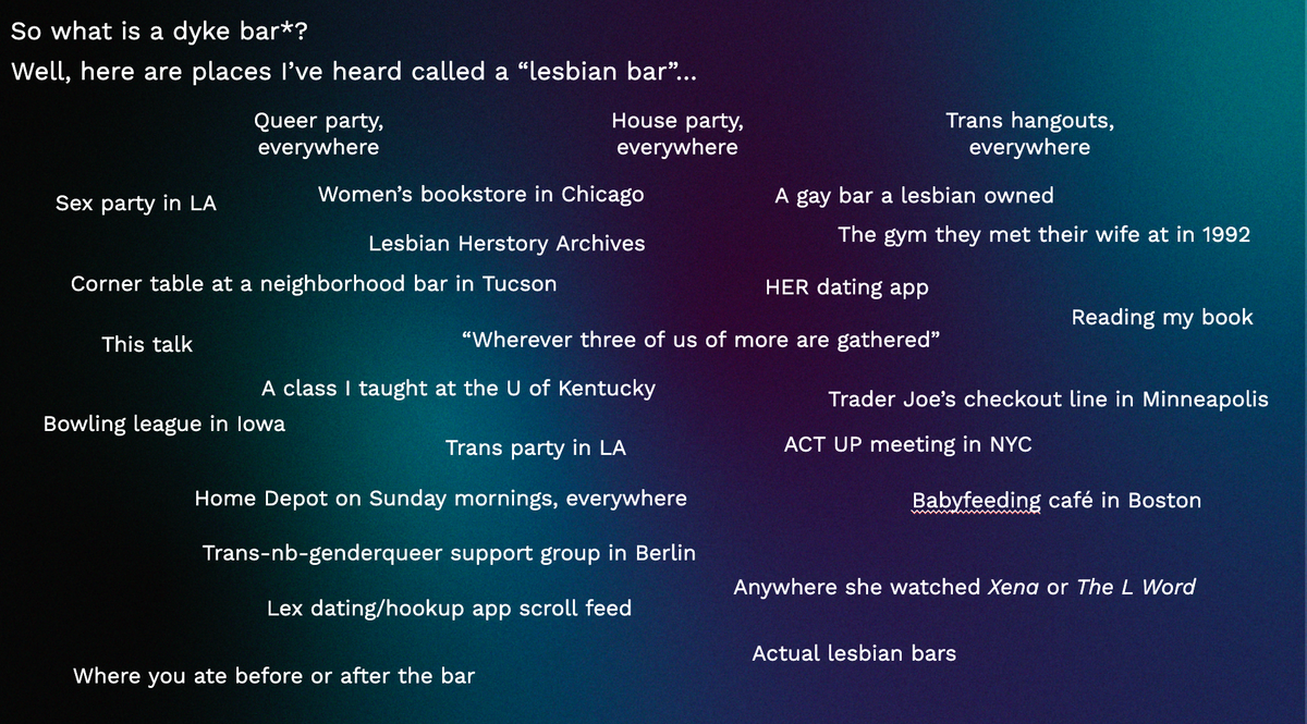"My Lesbian Bar"