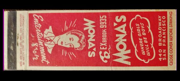 Reading Guide: Mona’s Candle Light in San Francisco, 1950