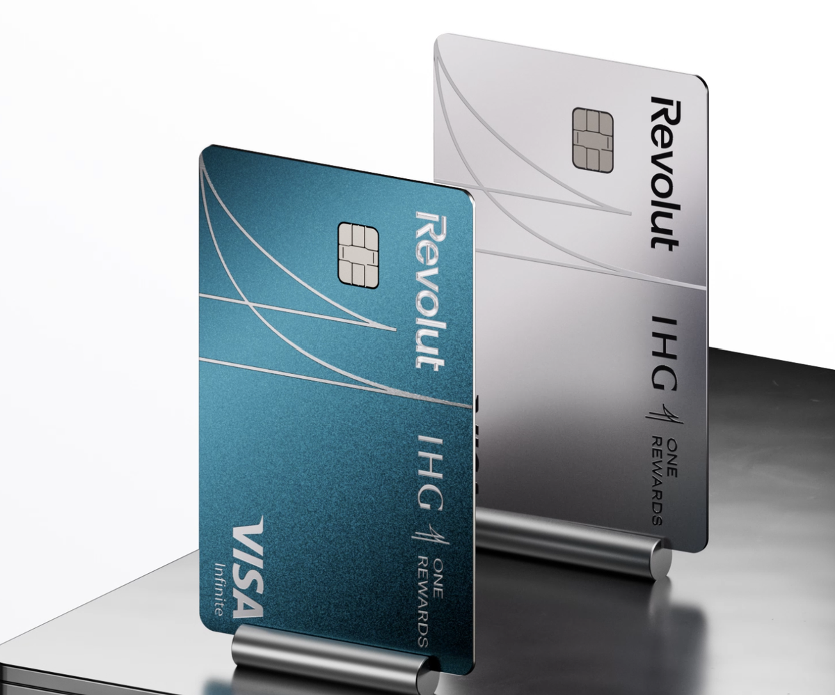 The IHG One Rewards x Revolut debit cards