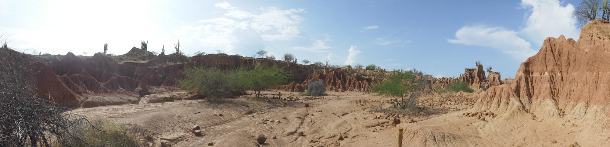 Panoramique du désert de la Tatacoa dans le département du Huila en Colombie