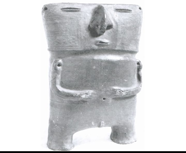 Sculpture en céramique venant de de San Agustín, Huila, en Colombie