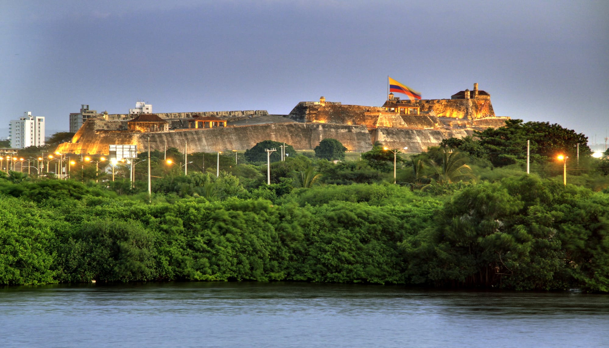 Vue de la forteresse de San Felipe de Barajas.