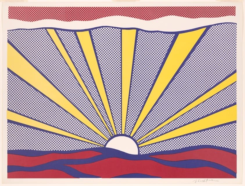 Sunrise, Roy Lichtenstein, 1965 © Estate of Roy Lichtenstein