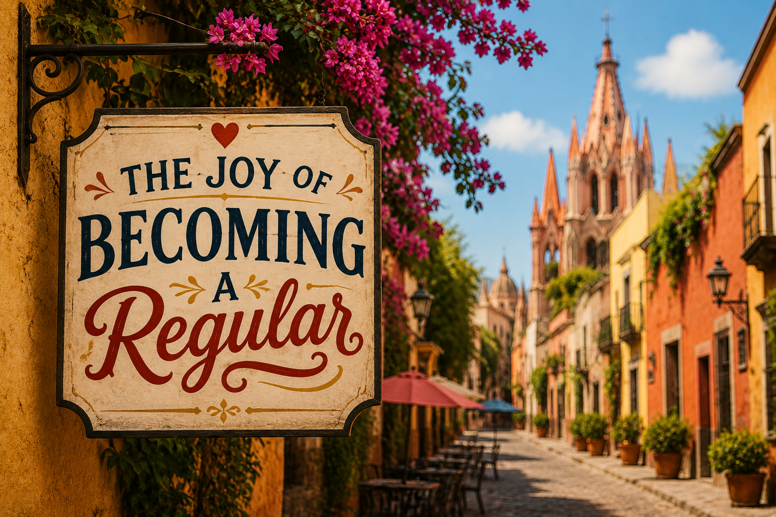 The Joy of Becoming a Regular Somewhere