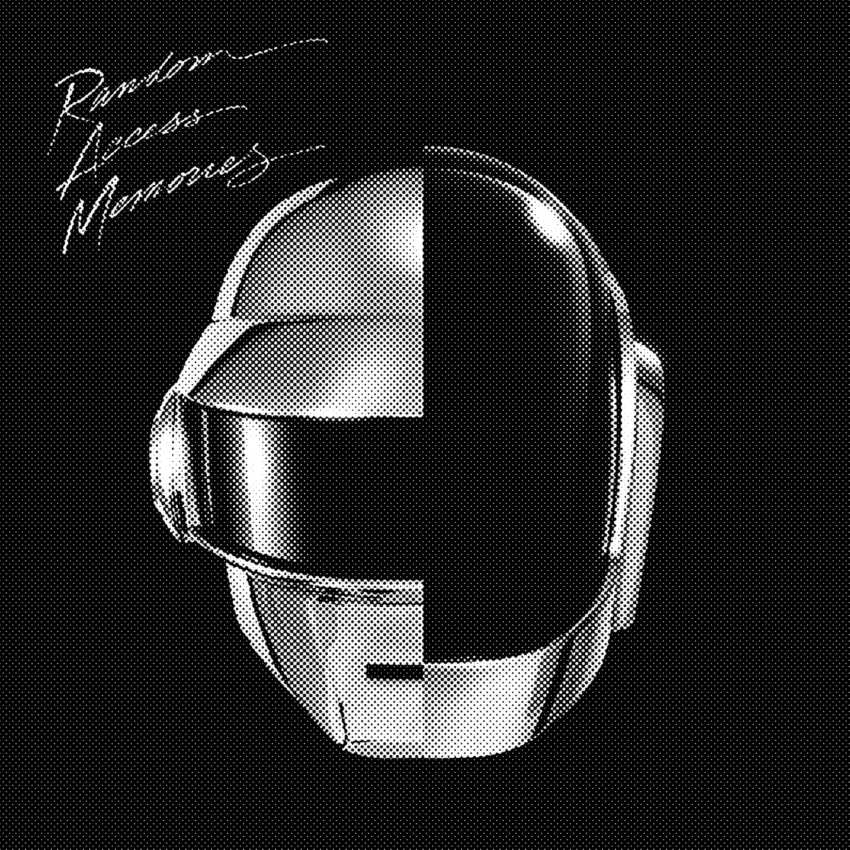 Bitmap Rendering of the album cover for Random Access Memories by Daft Punk