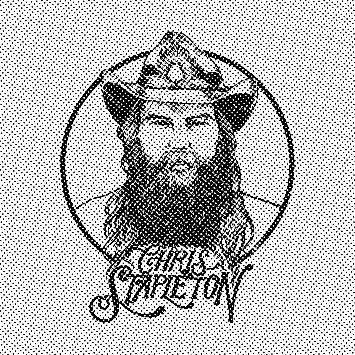 Black and white album art for Songs from a Room: Volume 1 by Chris Stapleton