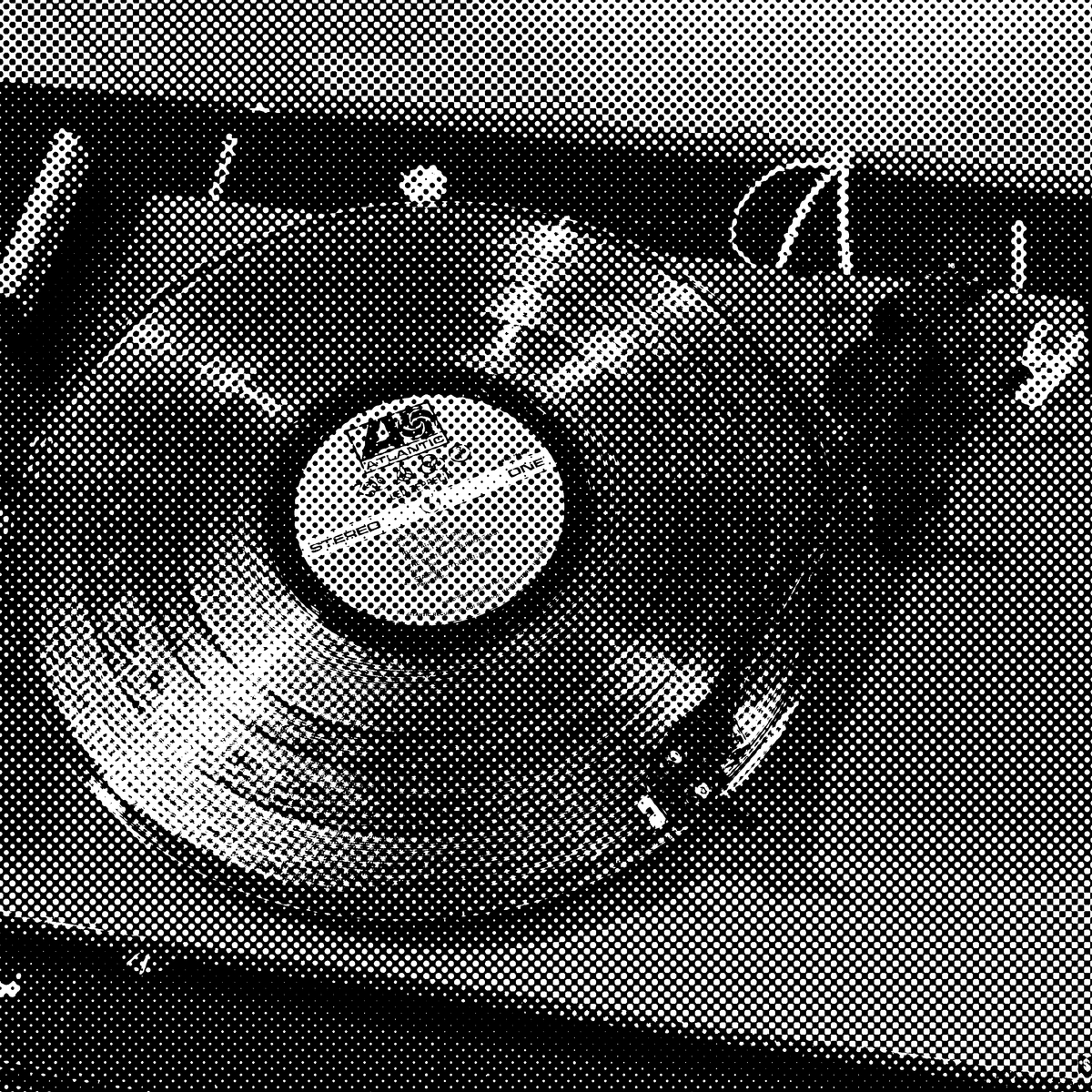 Led Zeppelin IV crystal clear vinyl LP playing on a Pro-ject Carbon Debut