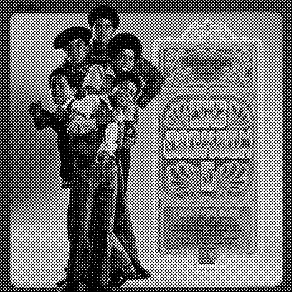 Black and white album cover of "Diana Ross Presents The Jackson 5"