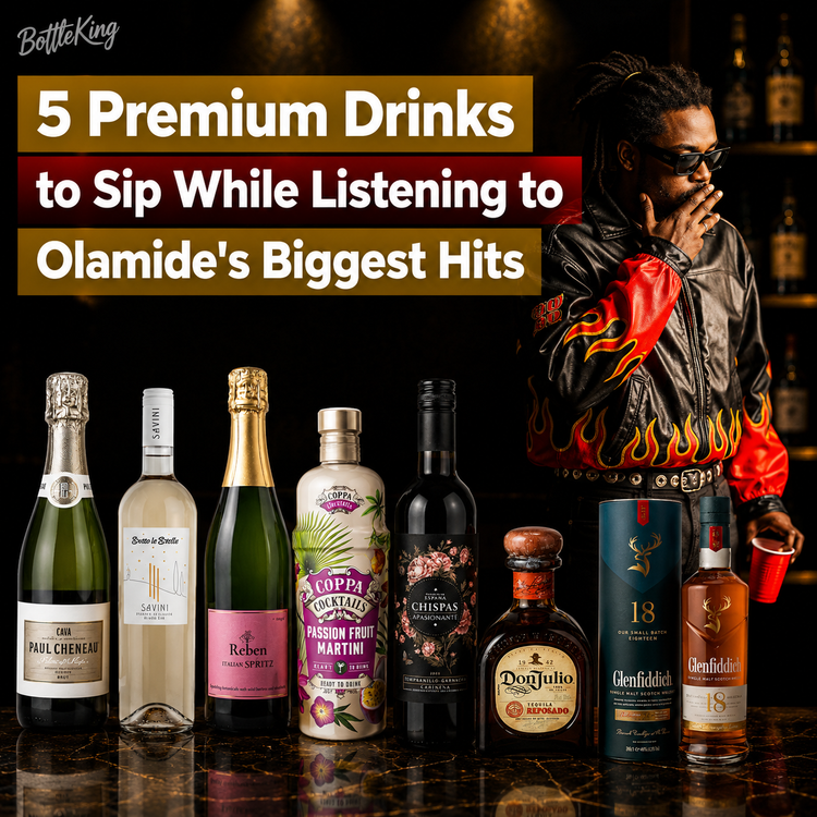 5 Premium Drinks to Sip While Listening to Olamide’s Biggest Hits