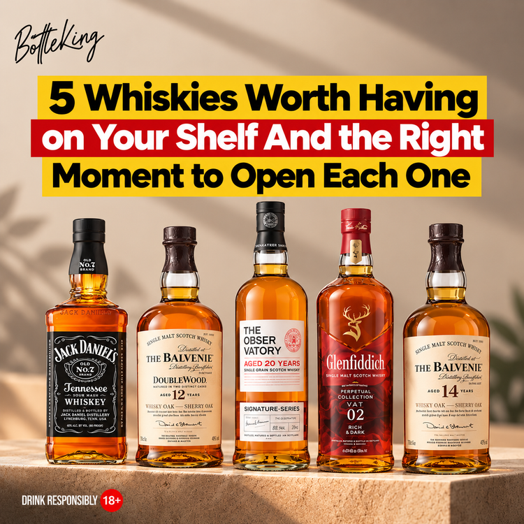 5 Whiskies Worth Having on Your Shelf And the Right Moment to Open Each One