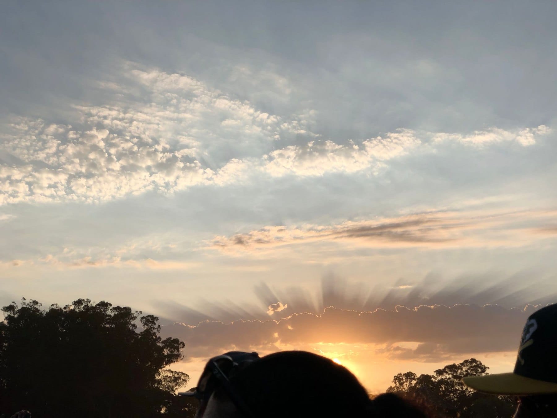 Sunset over the Polo Field crowd during Outside Lands