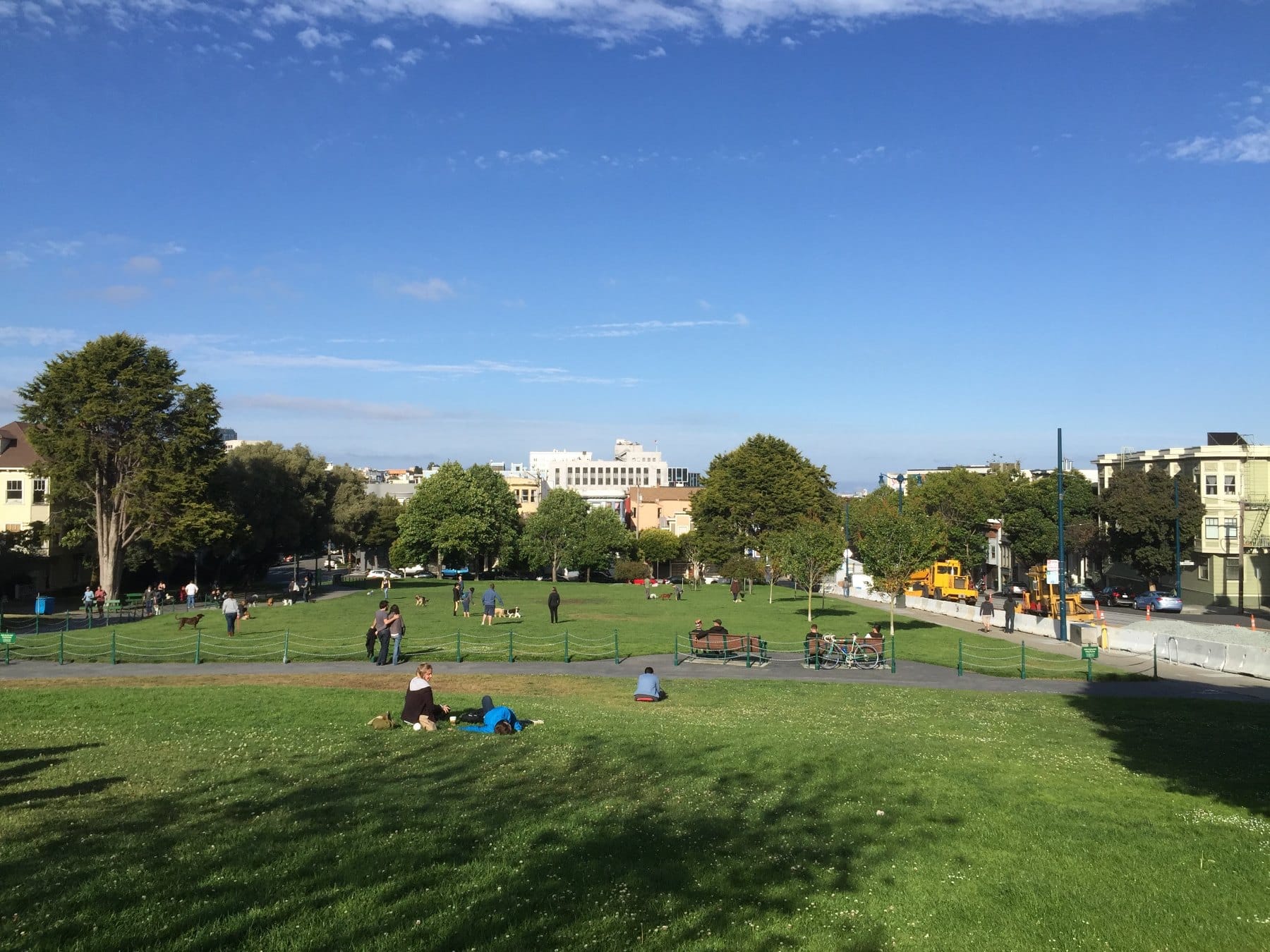 An afternoon on the lawn at Duboce Park