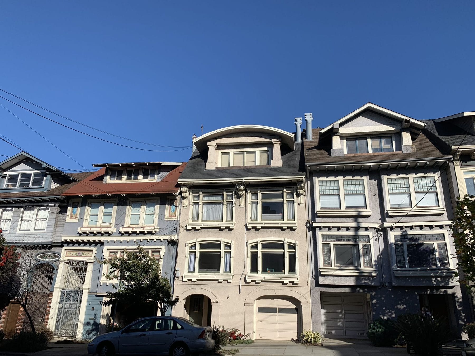 Edwardian row houses in The Inner Sunset