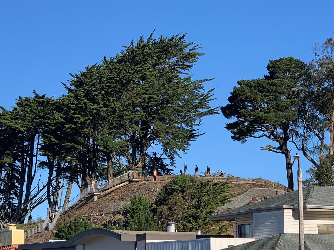 Grandview Park hilltop in Golden Gate Heights