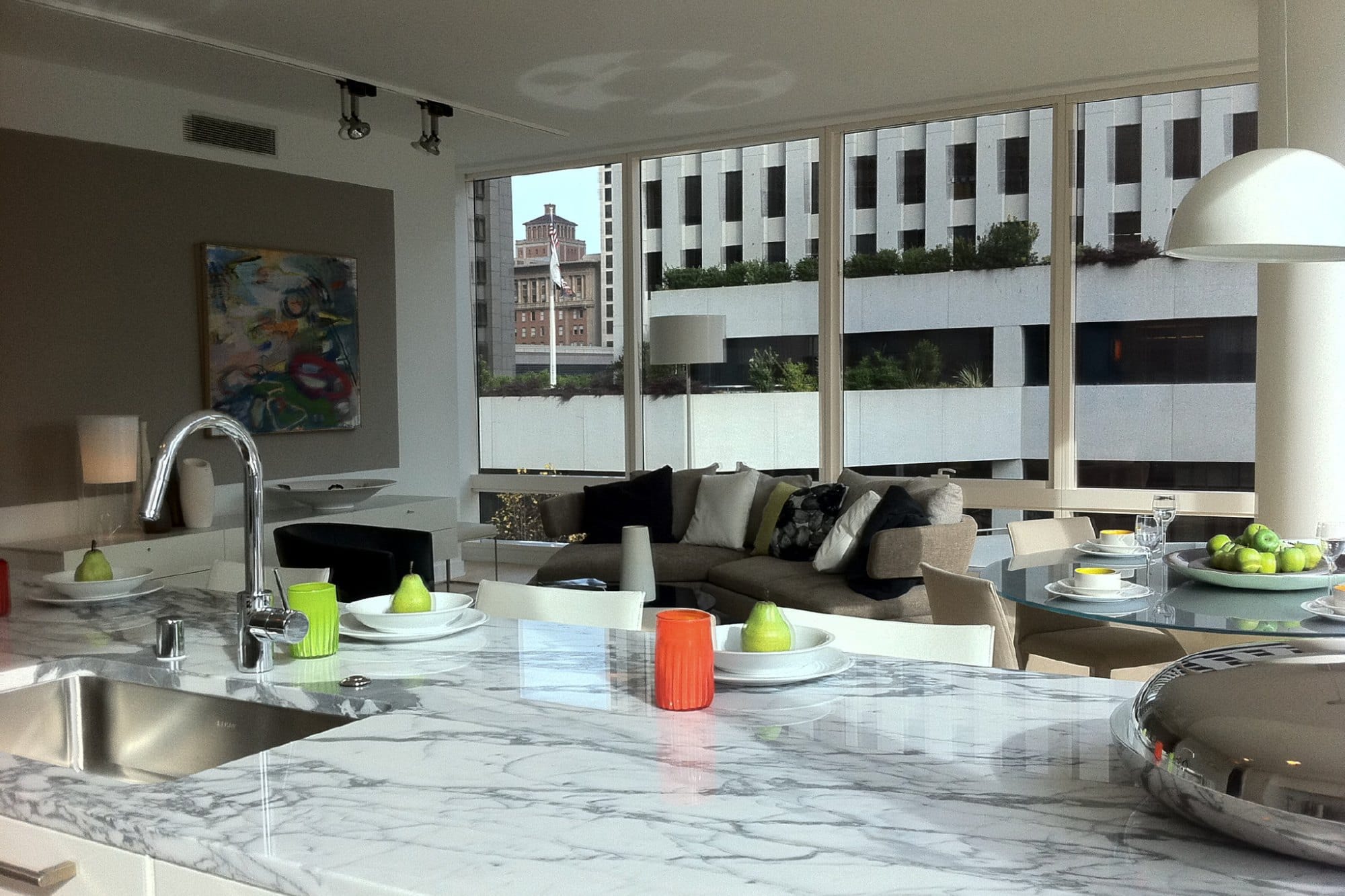 Kitchen in a Millennium Tower residence