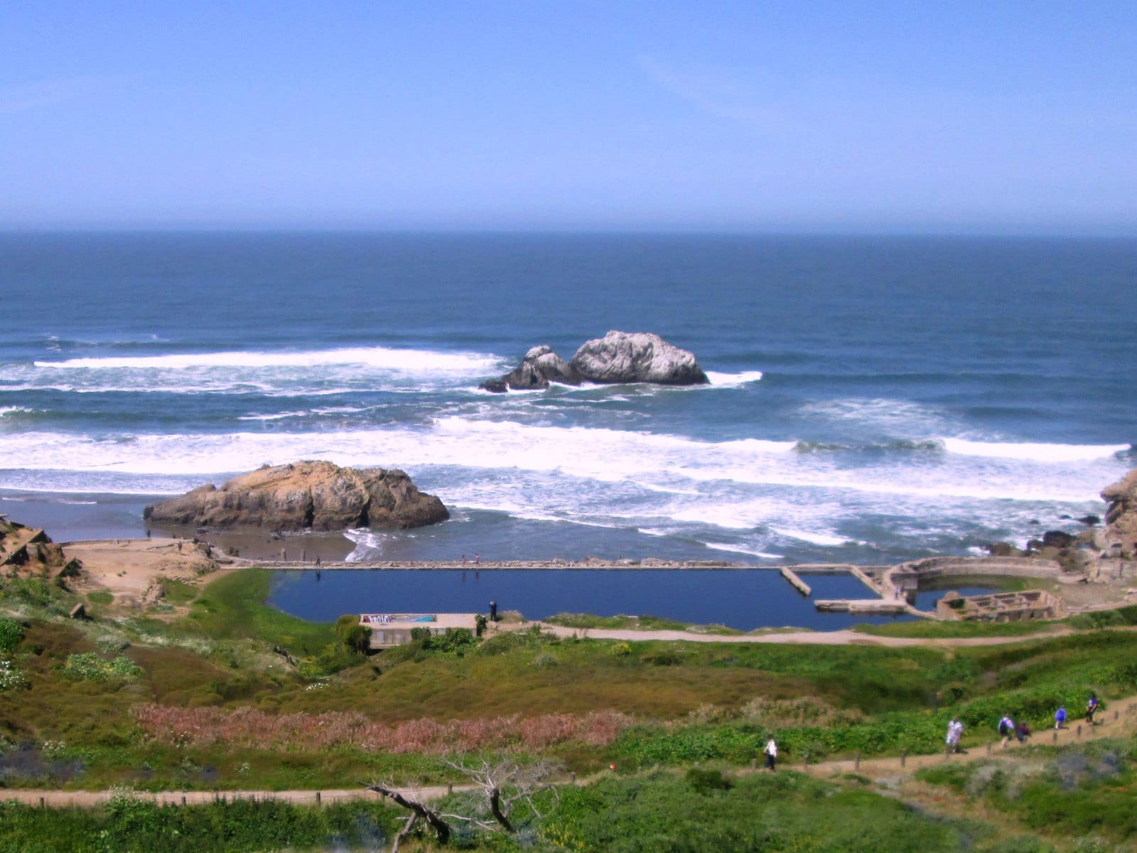 The Sutro Baths ruins below Lands End