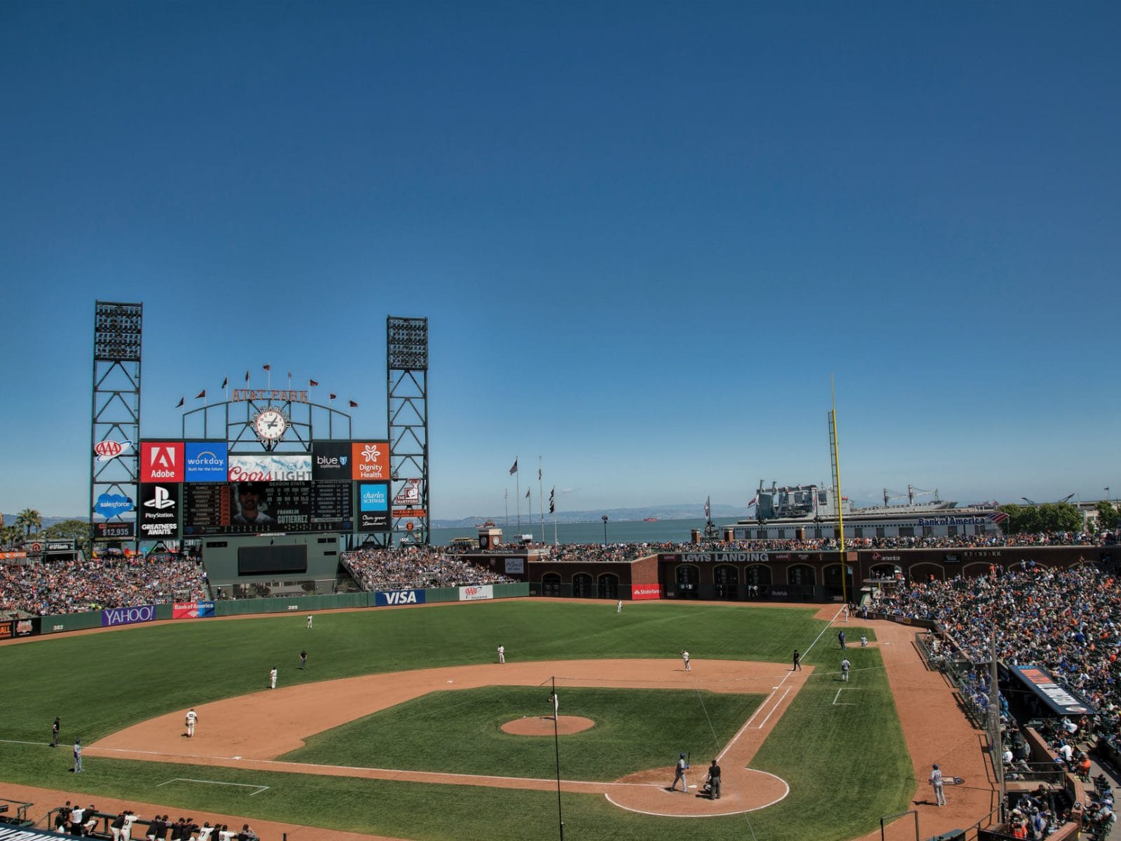 Oracle Park, home of the San Francisco Giants
