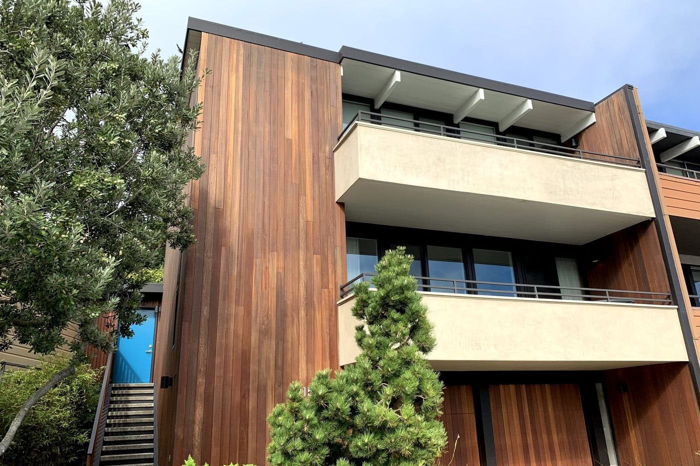 A wood-clad modern home in Diamond Heights