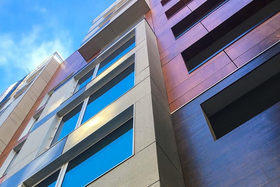 One Franklin, an eight-story condo building at Franklin and Market streets