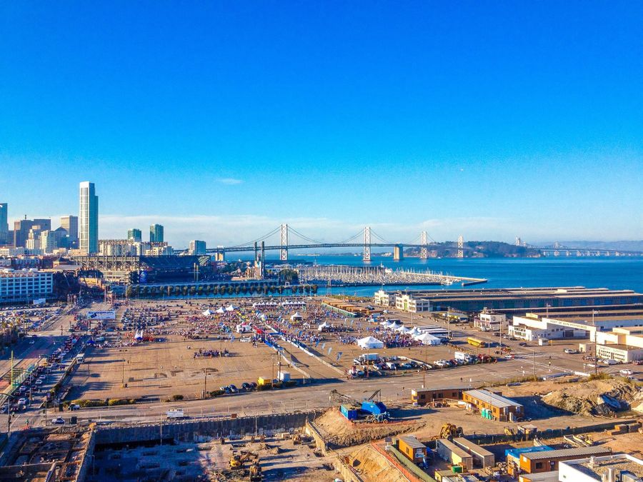 The Bay Bridge and South Beach waterfront