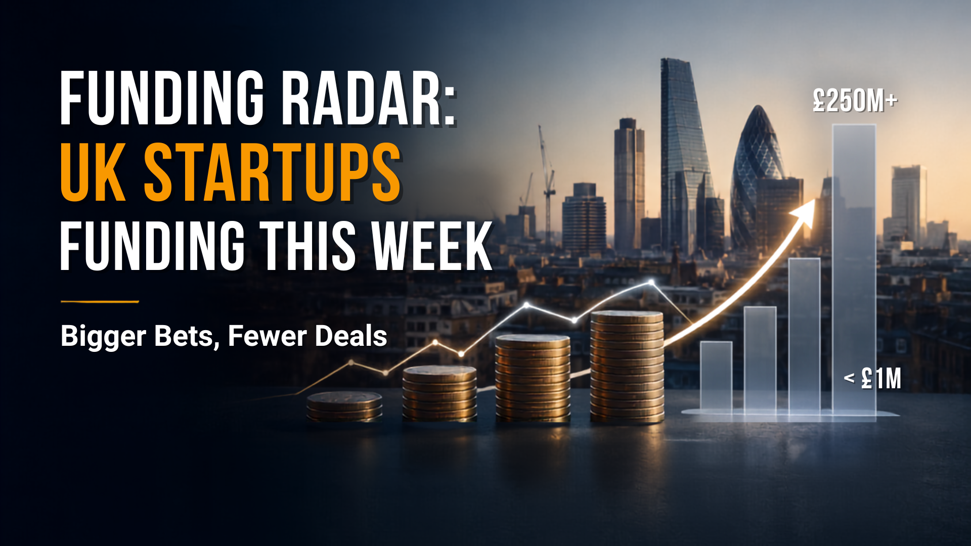 Funding Radar: UK Startups Funding This Week - Bigger Bets, Fewer Deals
