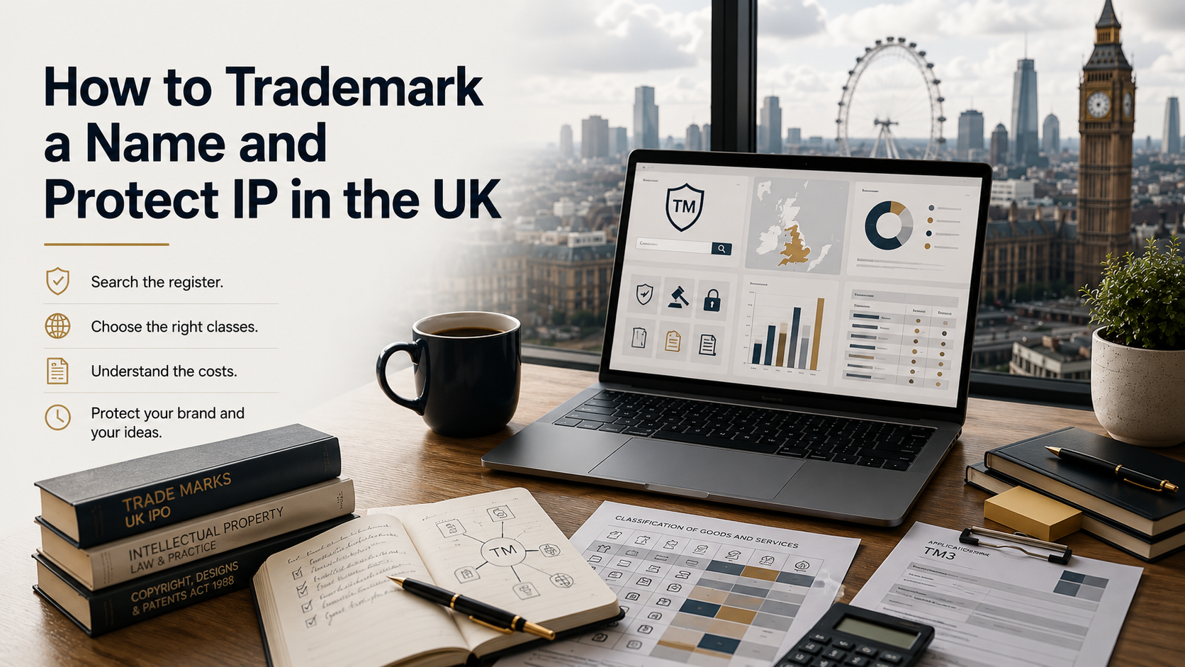 How to Trademark a Name and Protect IP in the UK