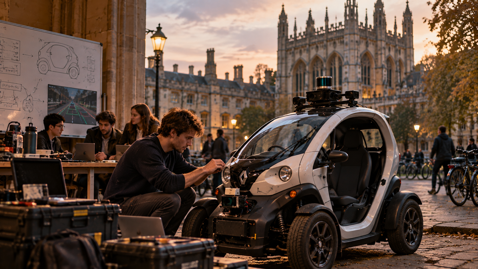 Would You Ride in Alex Kendall's Self-Driving Taxi?