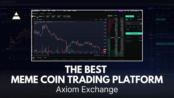 a thumbnail with a crypto graph for "Why Axiom Exchange Is The Best Meme Coin Trading Platform"