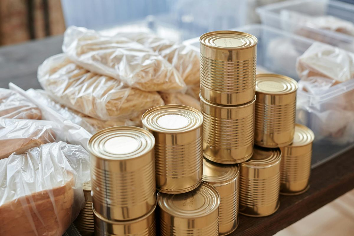 Photo by Julia M Cameron: https://www.pexels.com/photo/a-close-up-shot-of-canned-goods-6994944/