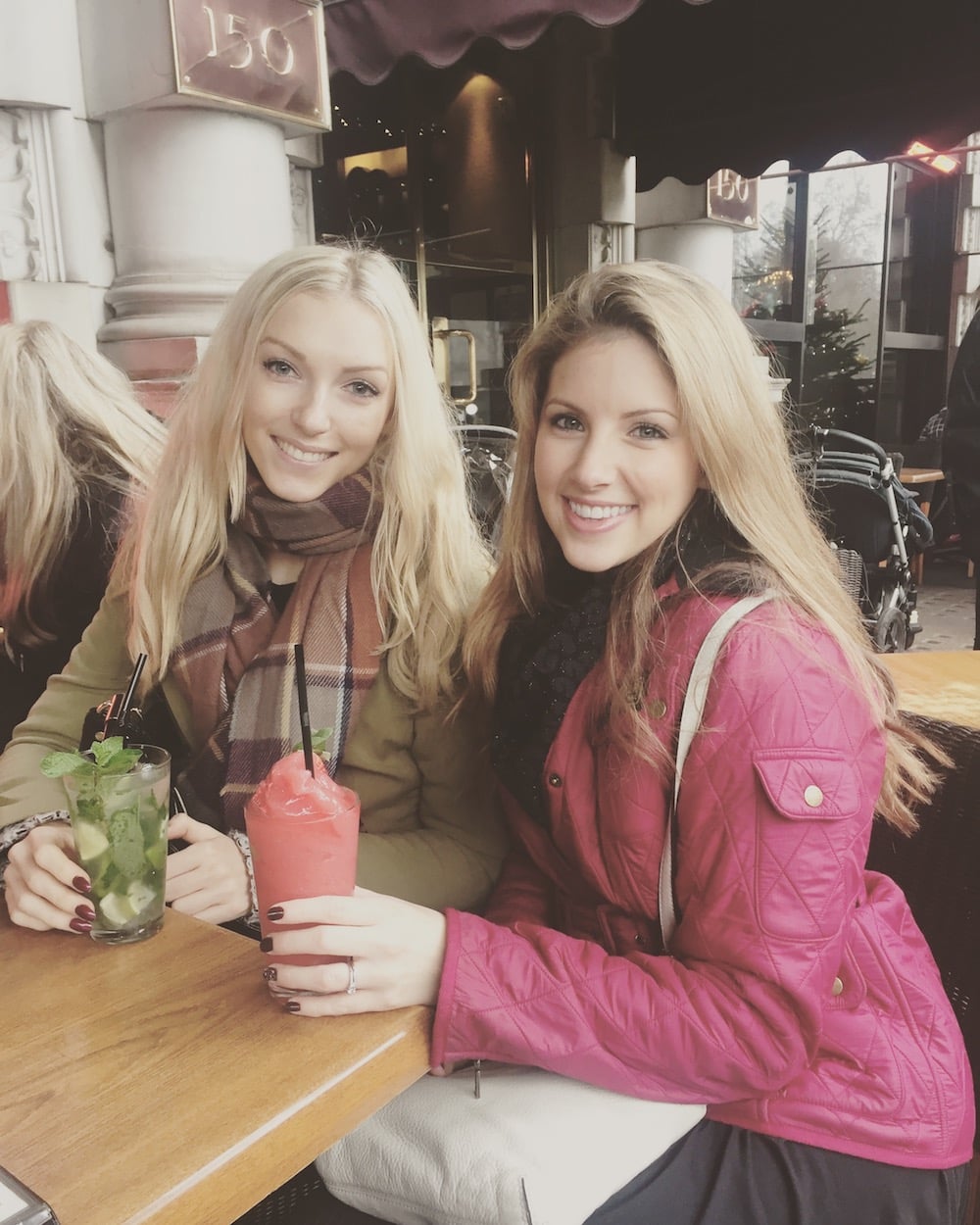 Sophie with her friend