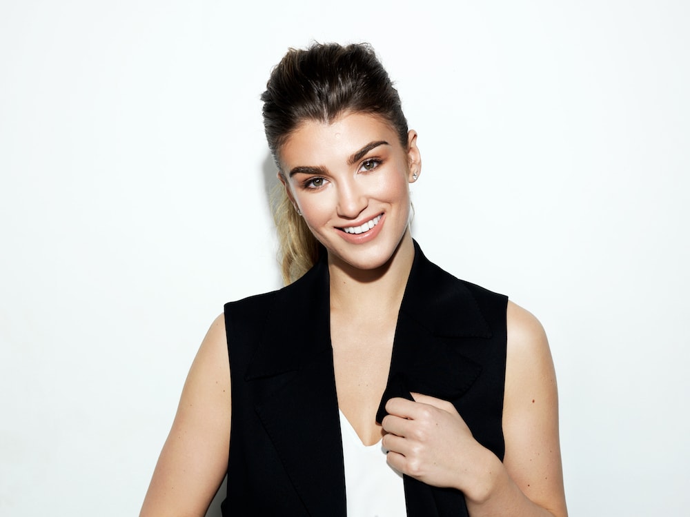 This is a photo of Amy close-up, looking to the side