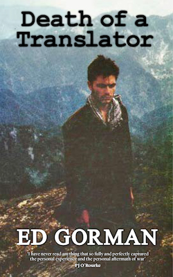 This is photo of Ed's book, Death of a Translator