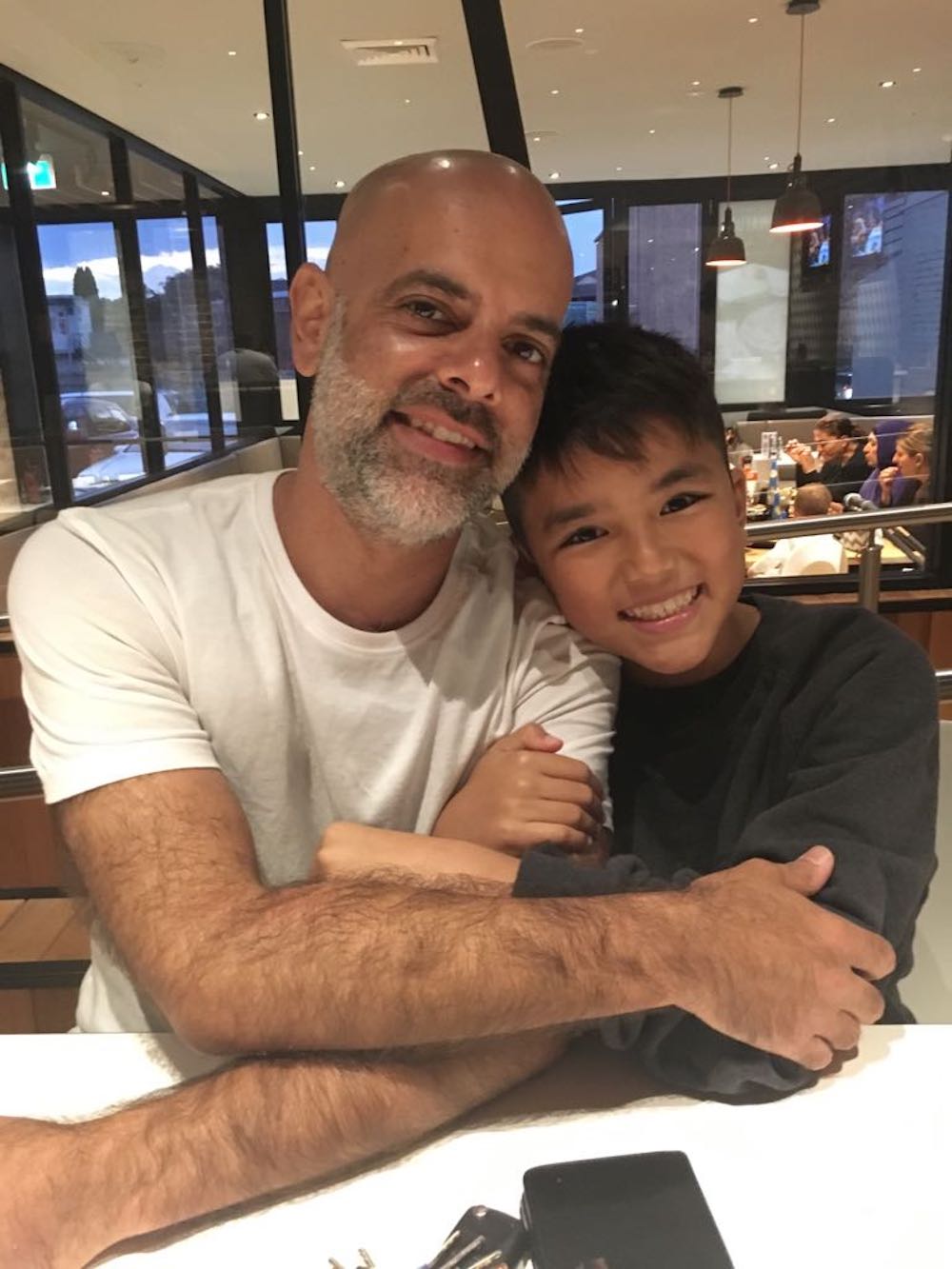 This is photo of Christian and George