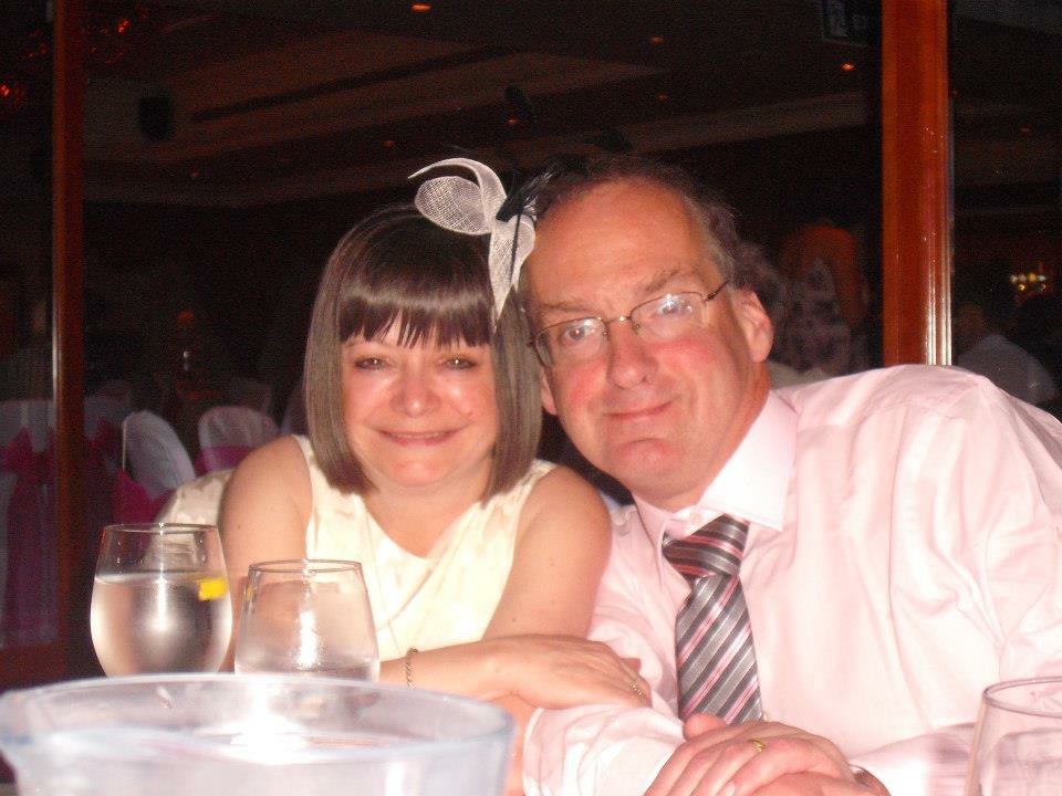 This is a photo of Martin and his wife