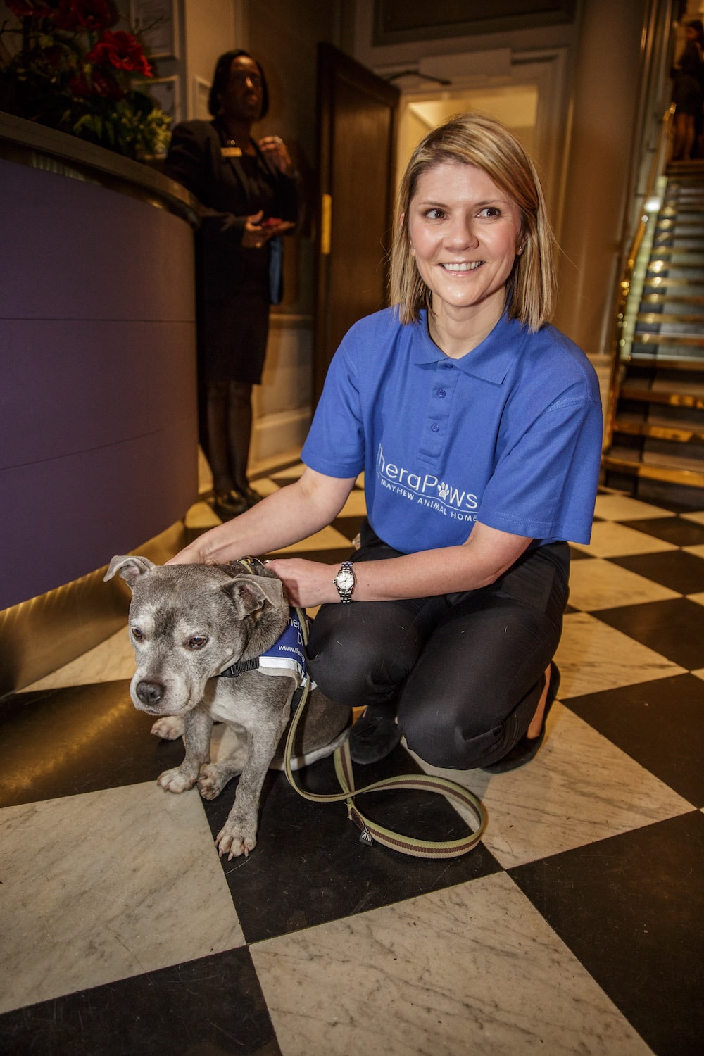 This is a photo of Charlie with Lola