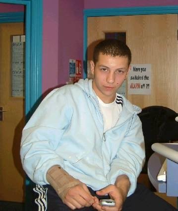 This is a photo of James while at the Emmaus Project