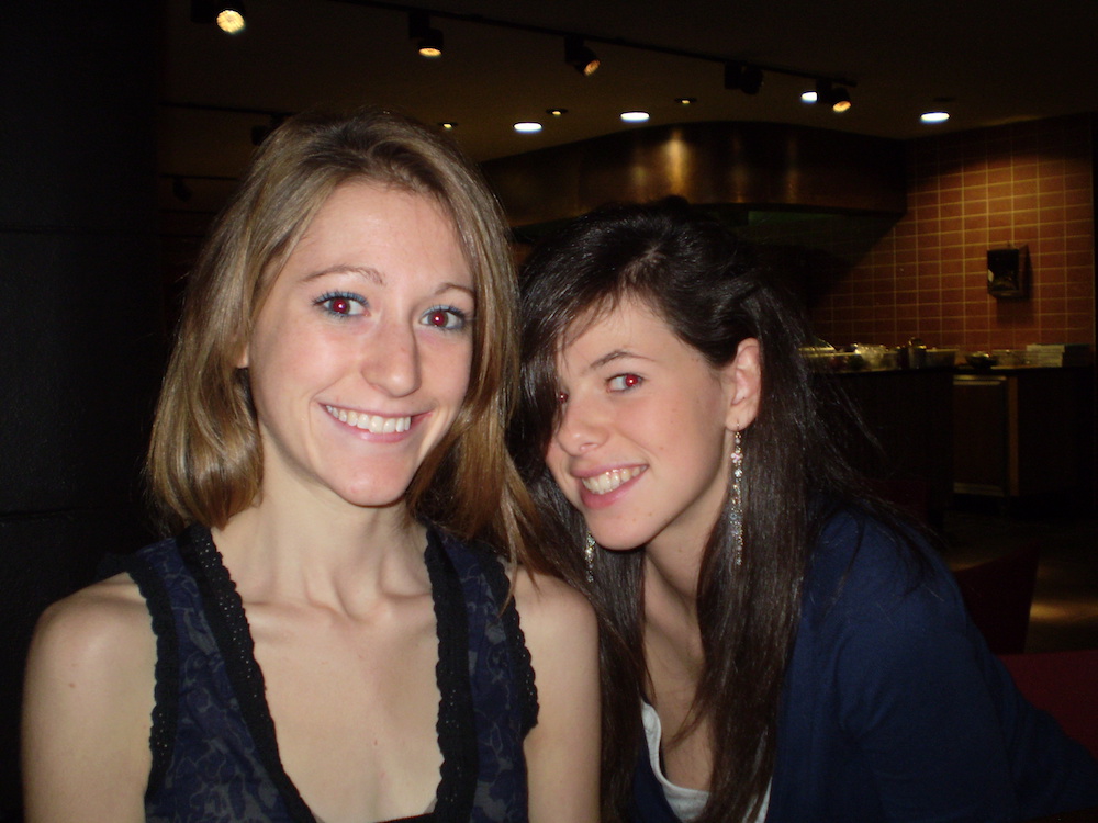 This is a photo of Hope and a friend