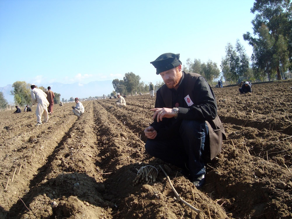 James Brett, founder of Plant for Peace