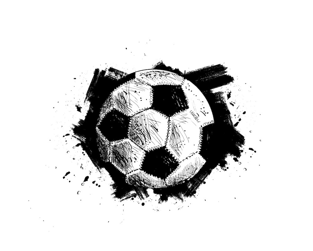 A football
