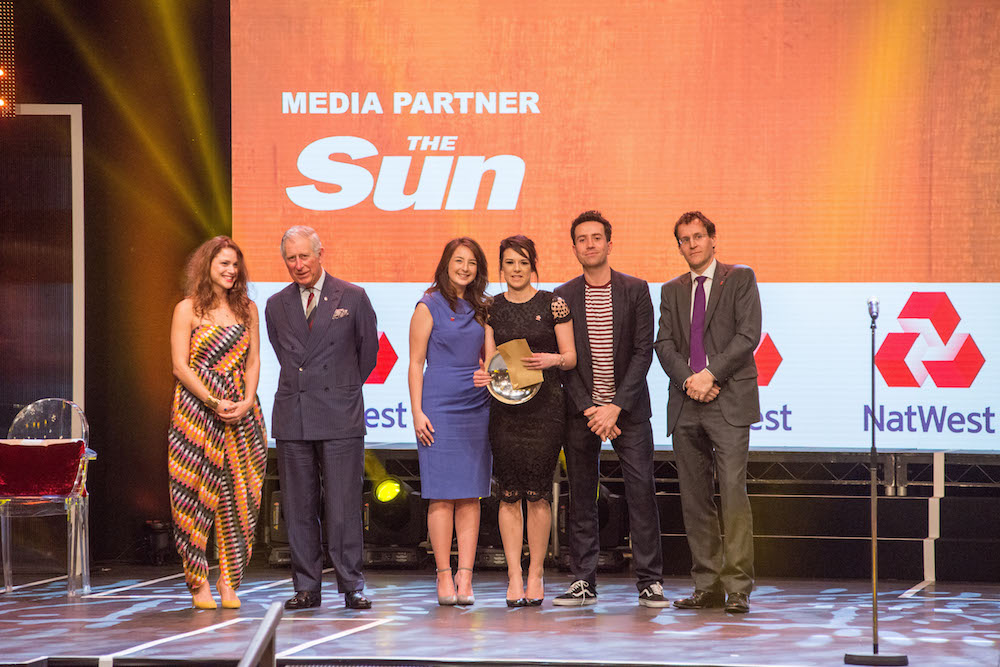 Gracie and Prince Charles at the Celebrate Success Awards 2017