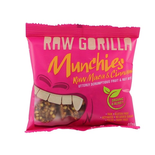 RAW MACA & CINNAMON MUNCHIES - Raw Gorilla