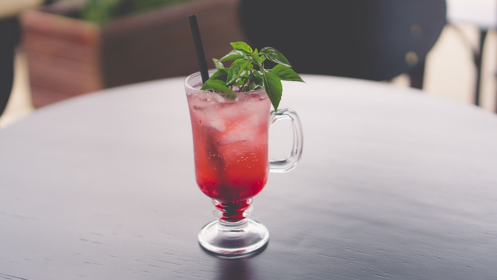 Strawberry mocktail