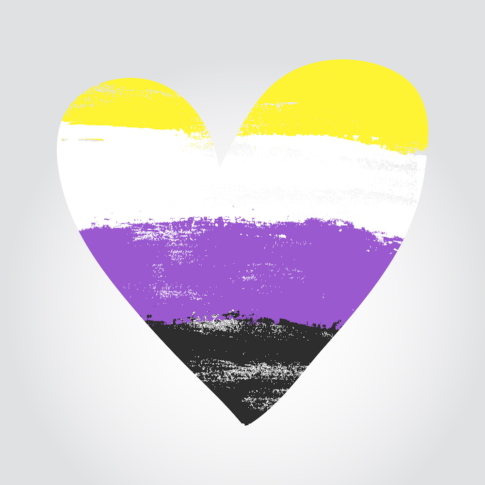 Non-binary pride flag